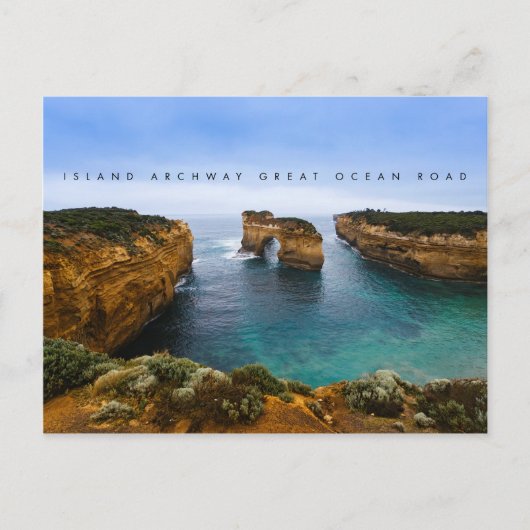Island Archway on the Great Ocean Road, Australië Briefkaart (Voorkant)