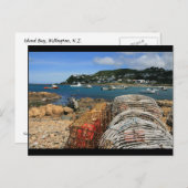 Island Bay, Wellington Briefkaart (Voorkant / Achterkant)