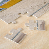 Island Beach Boat Paradise Jigzaag Puzzle Legpuzzel (Zijkant)