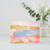 Island Beach Briefkaart (Staand voorkant)