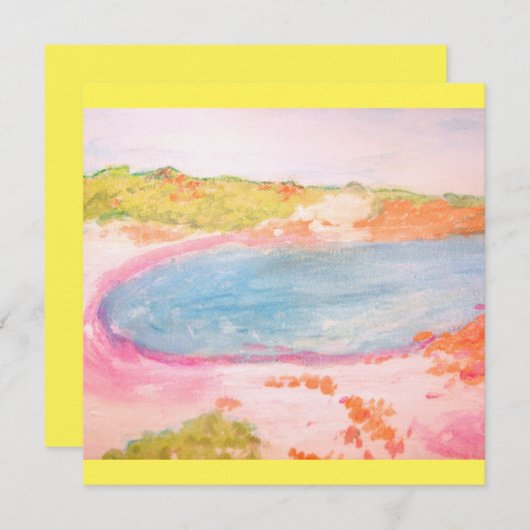 Island Beach Kaart (Voorkant / Achterkant)