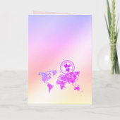 Island Beach Verjaardag Paspoort Kaart 50 en Fabul (Achterkant)