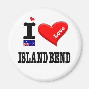 ISLAND BEND - I Love Magneet