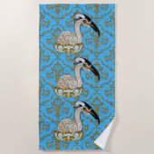  Island Bird Party Girl Strandlaken (Voorkant)