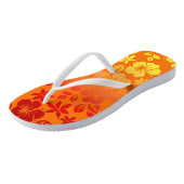 Island Blend Hawaiian Hibiscus Floral Teenslippers (Schuin)