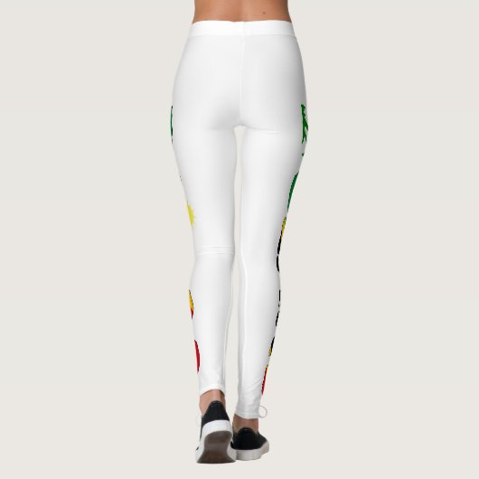 Island Bliss SKN Flag Print Leggings (Achterkant)