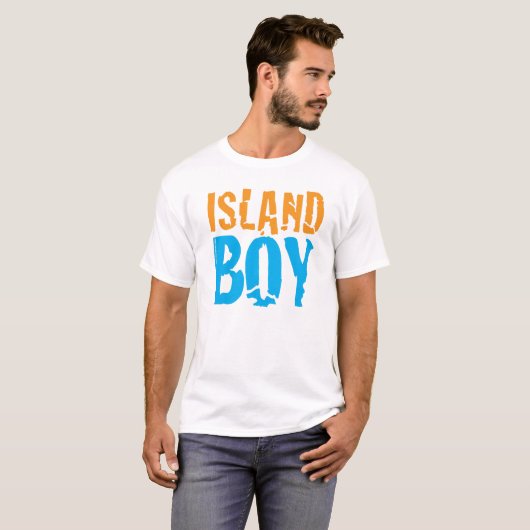 Island Boy T-Shirt (Voorkant volledig)