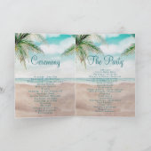 Island Breeze geschilderd strand scène bruiloft ce Programma (Binnen)