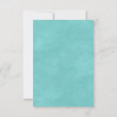 Island Breeze geschilderd strand scène verlovingsf Kaart (Achterkant)