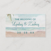 Island Breeze Sandy Beach Gereserveerde Zitplaatse Plaatskaartje (Achterkant)