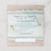 Island Breeze Sandy Beach Gereserveerde Zitplaatse Plaatskaartje (Buitenkant ongevouwen)