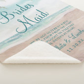 Island Breeze Sandy Beach naar het bruidsmeisje Qu Sherpa Deken (3/4)