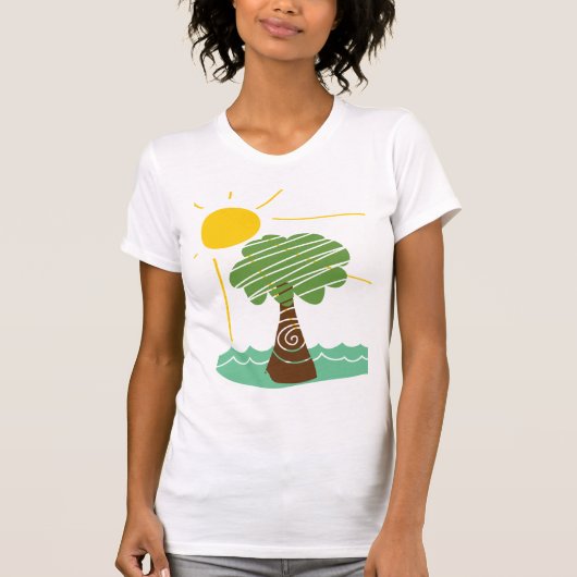 Island Breeze Summer Sun T-Shirt (Voorkant)