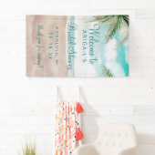 Island Breeze Tropical Beach Vrijgezellenfeest Wel Spandoek (Insitu)