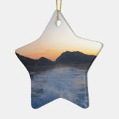 Island Capri bij Sunset Keramisch Ornament (Links)