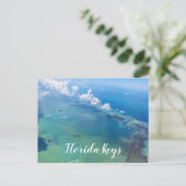 Island chain from the Air Key West Florida Briefkaart (Staand voorkant)