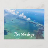 Island chain from the Air Key West Florida Briefkaart (Voorkant)