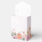 Island Citrus Butterfly Ranunculus Garden Wedding Bedankdoosjes (Geopend)