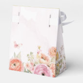 Island Citrus Butterfly Ranunculus Garden Wedding Bedankdoosjes (Achterkant)