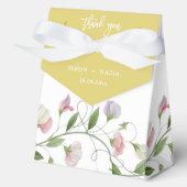 Island Citrus & Floral Sweet Pea Vines  Bedankdoosjes (Voorkant)