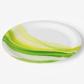 Island Citrus Green and Yellow Papieren Bordje (Gekanteld)