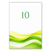 Island Citrus Green and Yellow Wedding Kaart (Voorkant)