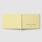 Island Citrus Yellow Wedding Guest Book Gastenboek (Volledig)