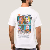 Island City Opera Don Pasquale Mannen T-shirt (Achterkant)