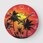 Island Clock Ronde Klok (Voorkant)