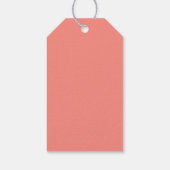 Island Coral Botanical Dank je Cadeaulabel (Achterkant)