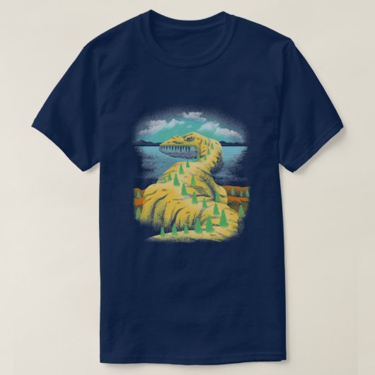 Island Dinosaur T-shirt (Design voorkant)
