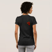Island Diva Red Hibiscus Womens T-shirt (Achterkant volledig)