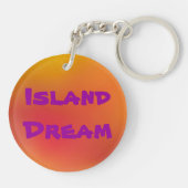 Island Dream Sleutelhanger (Achterkant)