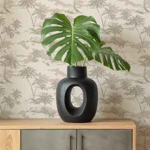 Island Dreams   Beige & Cream achtergronden Tropis Behang