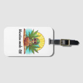 Island Dreams - Het Caribbean Friends Collectie Bagagelabel (Voorkant (horizontaal))