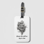 Island Dreams - Het Caribbean Friends Collectie Bagagelabel (Voorkant (verticaal))