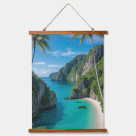 Island Dreams On Your Wall beroemd gemaakt door Tu Hangend Wandkleed