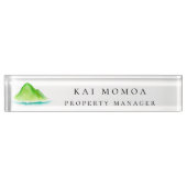 Island Escape Logo Naambordje (Voorkant)