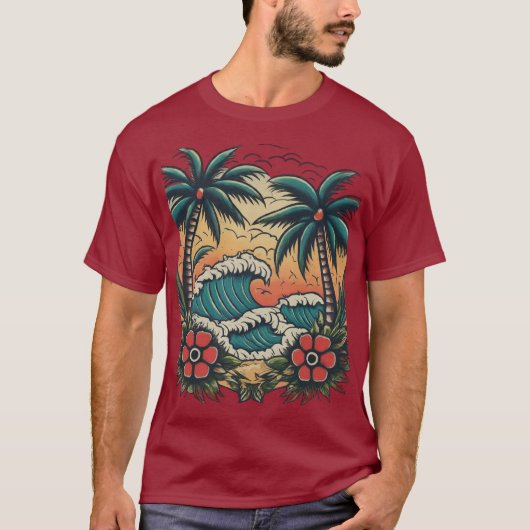 Island Escape T-shirt (Voorkant)