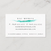 Island Escape Visitekaartje (Achterkant)