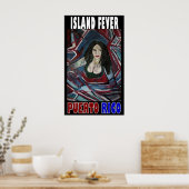 ISLAND FEVER PUERTO RICO POSTER (Keuken)