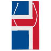 Island Flagge Klein Cadeauzakje (Achterkant)
