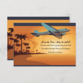 Island Flight Save the Date Notice (Voorkant / Achterkant)