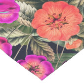 Island Floral Roze Weide Korte Tafelloper (Hoek)