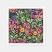 Island Floral Roze Weide Servet (Voorkant)