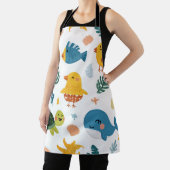 Island Flow All-Over Print Apron Gift Schort (Insitu)