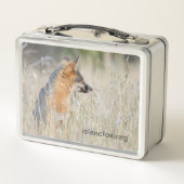 Island Fox Logo Metal Lunchbox (Achterkant)