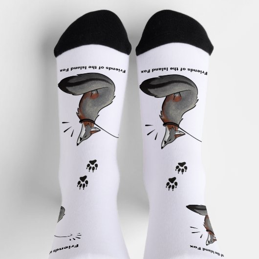 Island Fox Sokken met poten (Top)