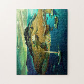 Island Funeral, 1939, van Newell Convers Wyeth Legpuzzel (Verticaal)