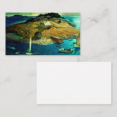 Island Funeral, 1939, van Newell Convers Wyeth Visitekaartje (Voorkant / Achterkant)